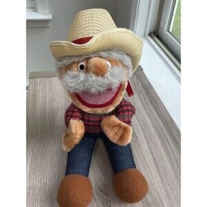 VINTAGE Shotgun Red Plush Doll Hee Haw TV Show Stuffed Animal 1985.